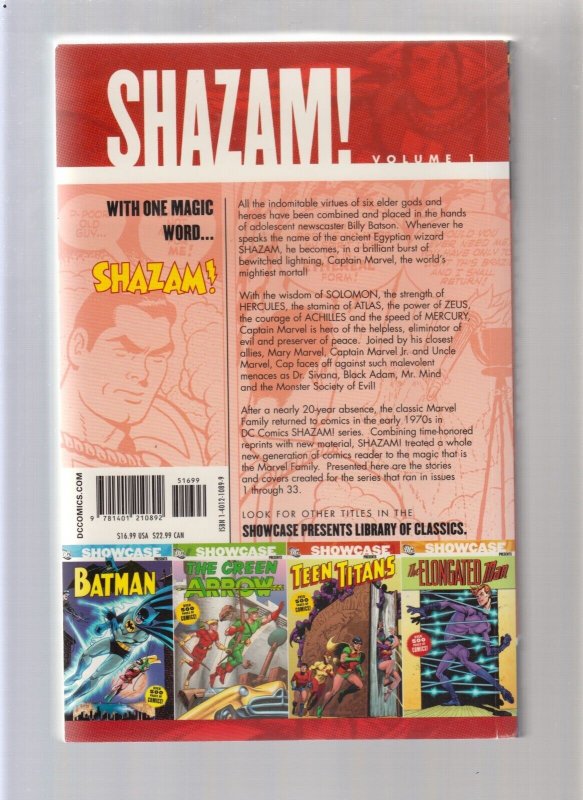 Showcase Presents Shazam #1 - Bob Oksner Cover - 1st Print (High Grade) 2000