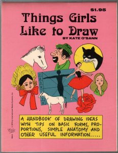 Things Girls Like To Draw #1 1979-1st Issue-Kate O'Sann-art info-VF