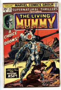SUPERNATURAL THRILLERS #10--LIVING MUMMY--MARVEL--HORROR--comic book--VF