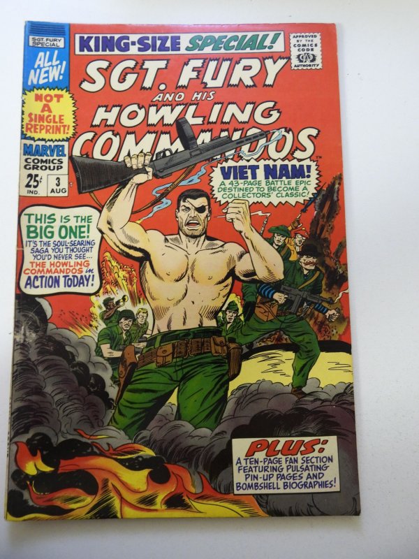 Sgt. Fury Annual #3 (1967) FN Condition