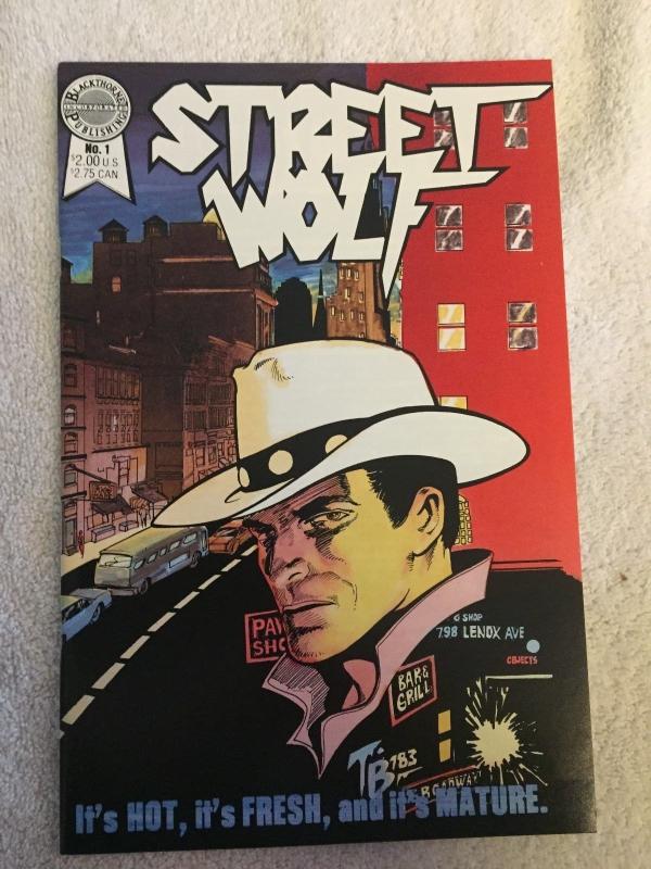  STREET WOLF  V1 #1  1985  BLACKTHORNE COMICS 