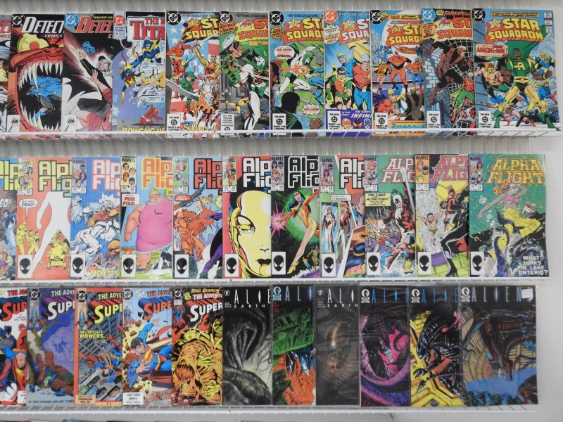 Huge Lot 180+ Comics W/Batman, Firestorm, Aliens, Superman+ Avg VF- Condition!!