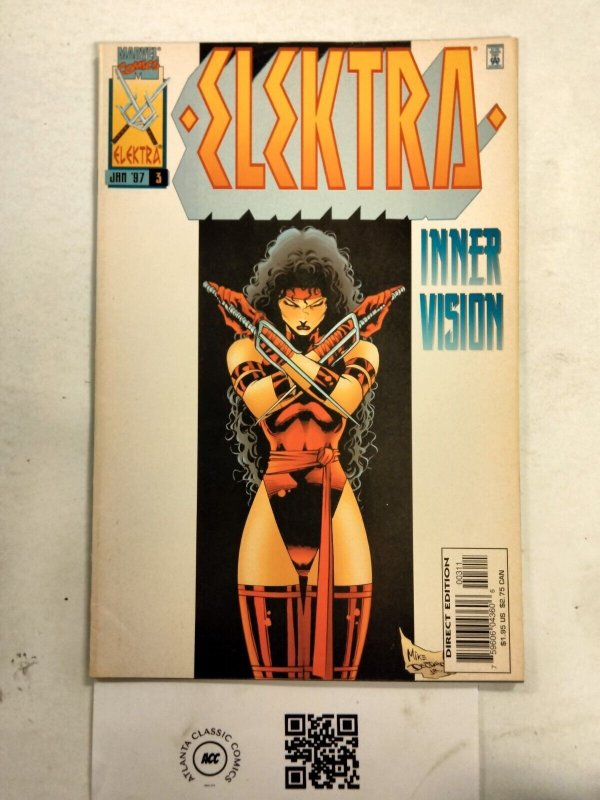 Elektra #3 VF- Marvel Comics comic book 18 JW60