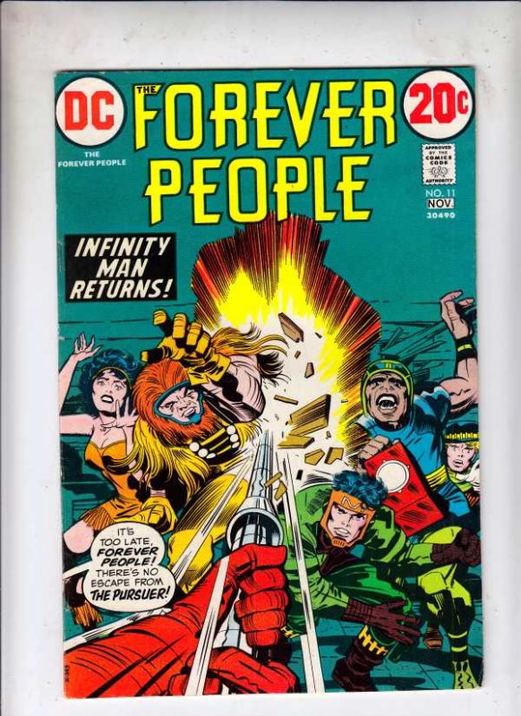 Forever People #11 (Nov-72) VF/NM High-Grade Big Bear, Beautiful Dreamer, Ser...