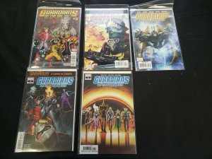 GUARDIANS OF THE GALAXY 5PC (VF/NM) MULTIPLE SERIES, THE FINAL GAUNTLET 2008-19