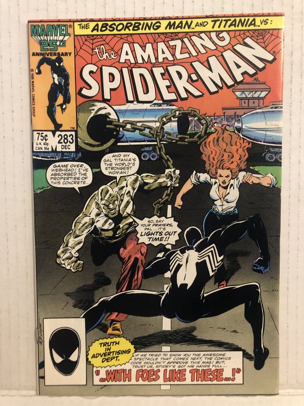 The Amazing Spider-Man #283  Combined Shipping on unlimited items!