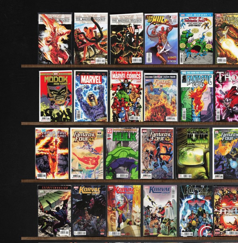 Huge Lot 150+ Comics with Fantastic Four, Incredible Hulks, Thor & More!