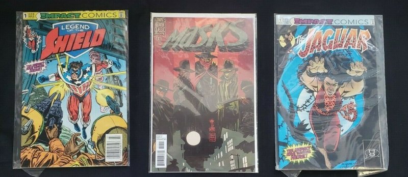 IMPACT COMICS 6PC (FN/VF) MARVEL & DYNAMITE COMICS INCLUDED, JAGUAR 1988-2012