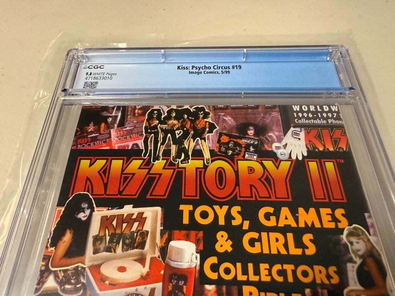 Kiss Psycho Circus # 19 CGC Graded 9.8 Image Comic Book Gene Simmons 1999 JH30