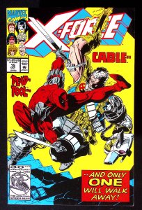 X-Force #15 (1992) – Cable vs Deadpool – Marvel Comics – 30th Anniversary Era