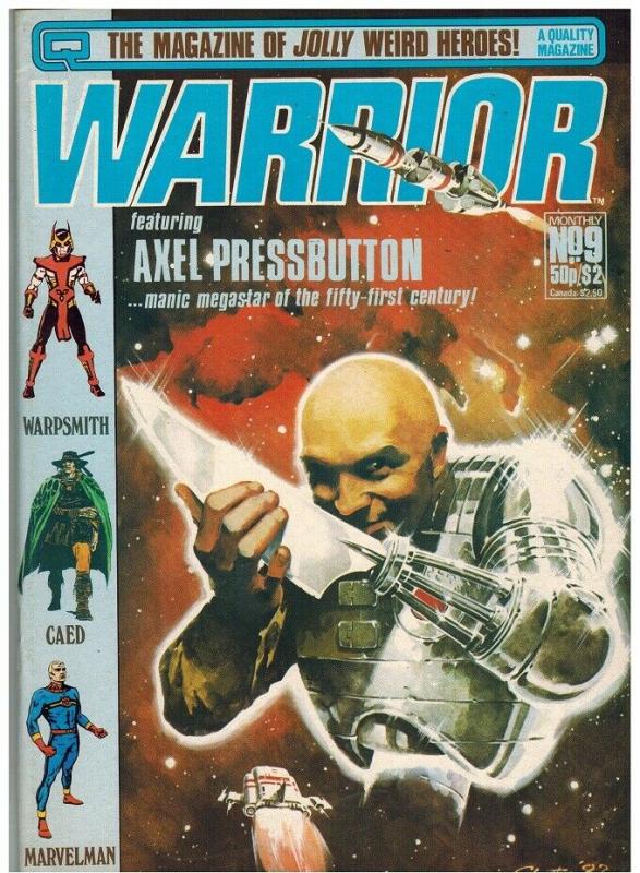 WARRIOR (1982 QUALITY) 9 FN- Jan. 1983 ALAN MOORE+++++