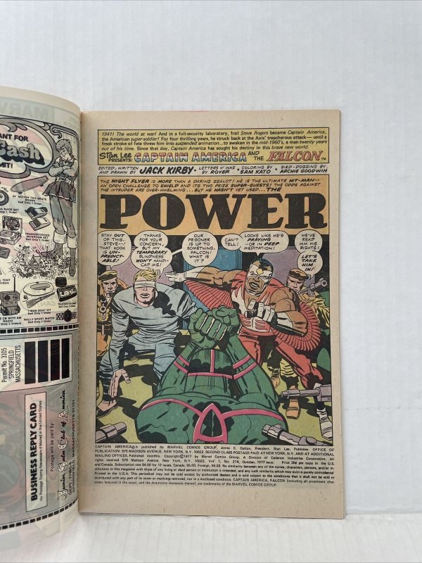 Captain America #214