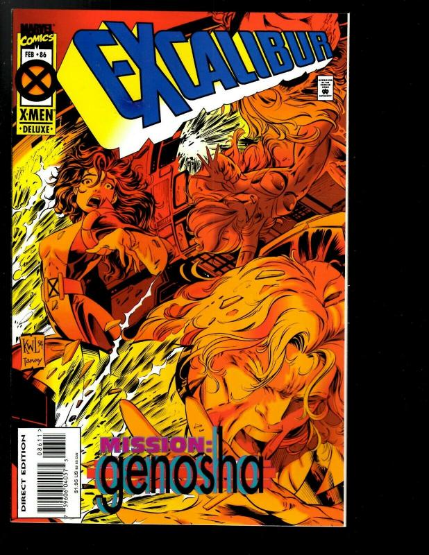 10 Excalibur Deluxe Marvel Comics # 85 86 87 88 90 91 92 94 95 97 98 99 JF26 