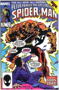 Spider-Man, Peter Parker Spectacular #111 (Feb-86) NM+ Super-High-Grade Spide...