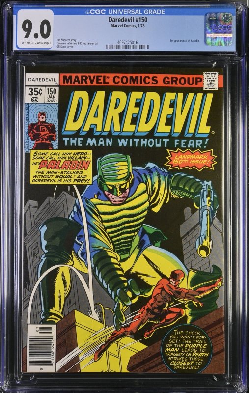 Daredevil #150 (1978) CGC 9.0 VF/NM