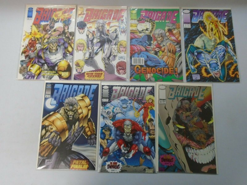 Brigade #0-9 (1st + 2nd Series) Image Comics 13 Diff Books 8.0 VF (1992-1993) 