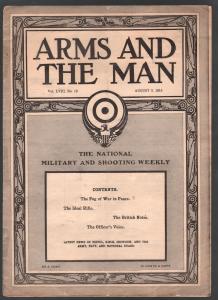 Arms and The Man 8/5/1915-Military & shooting weekly Magazine-ammo-guns-G