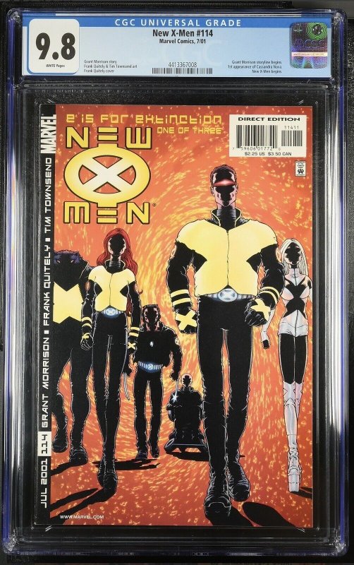 New X-Men #114 CGC 9.8 WHITE Pgs 1st App of Cassandra Nova Deadpool 3 MCU Movie