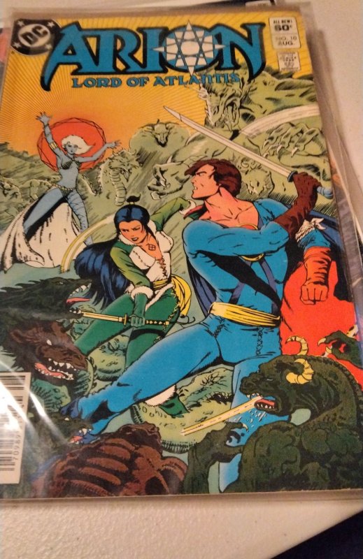 Arion, Lord of Atlantis #10 Newsstand Edition (1983) Arion