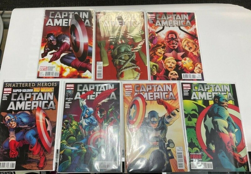 MARVEL CAPTAIN AMERICA 1-19 COMPLETE COMIC BOOK SET BRUBAKER MCNIVEN