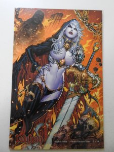 Lady Death: Blasphemy Anthem #1 Naughty Executioner Edition NM ! Signed W/ COA!