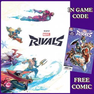 The Art of Marvel Rival By Netease ? FREE COMIC WITH IN GAME CODE!!  In Hand!