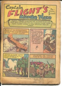 Captain Flight #2 1944-Four Star-Nazis-WWII era-Patriotic-P