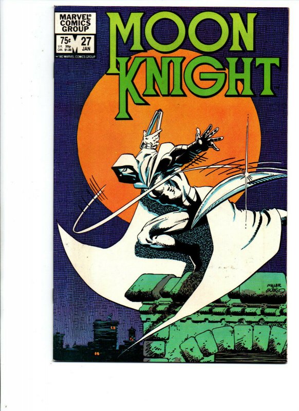 Moon Knight #27 - Frank Miller cover - 1982 - Very Fine/Near Mint