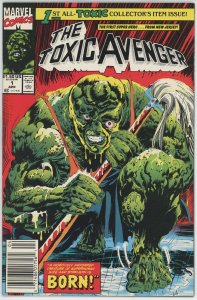 Toxic Avenger #1 (1991) - 9.2 NM- *Toxic Avenger Origin* Newsstand