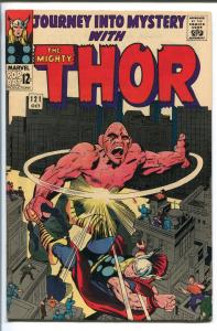 JOURNEY INTO MYSTERY #121 1965-MARVEL-THOR-JACK KIRBY-STAN LEE-vf/nm