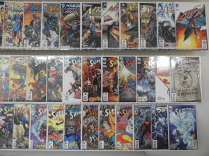 Huge Lot 140+ Comics W/ Superman, Spider-Man, X-Force+ Avg VF- Condition!!