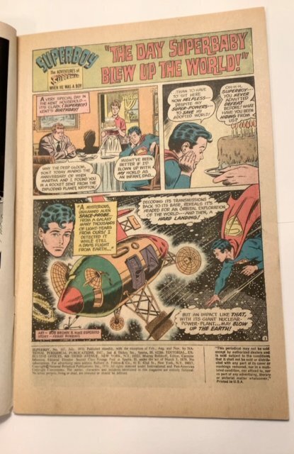 Superboy #167 (1970) FN+