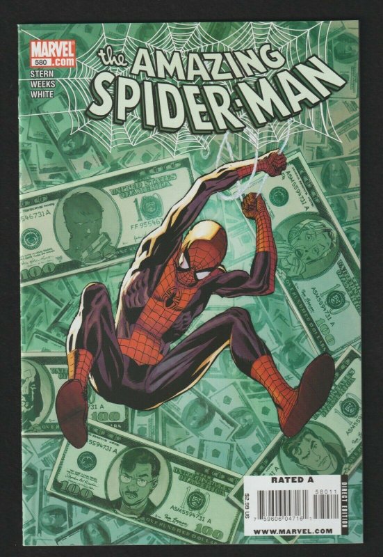 The Amazing Spider-Man #580 (2009) Marvel  ~ Fill In The Blank