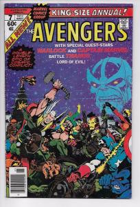 Avengers Annual #7 - Thanos / Gamora / Warlock (Marvel, 1977) - FN+