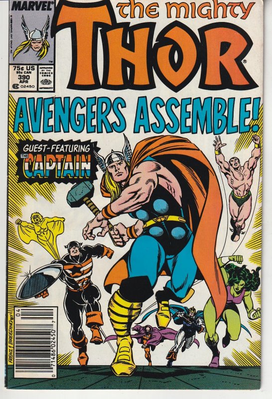 Thor(vol. 1)# 390 Thor and The Captain stand alone  !