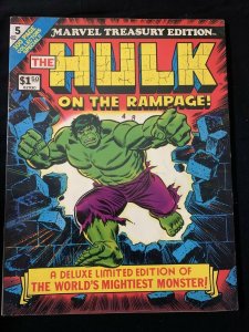 Marvel Treasury Edition Hulk on the Rampage #5 1975- VG/F