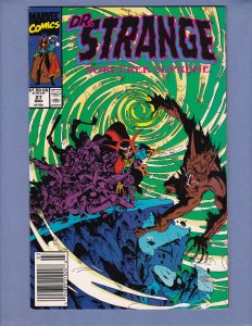 Doctor Strange Sorcerer Supreme #27 NM- Werewolf By Night Marvel 1991