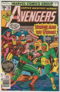 Avengers #158 (Apr 1977, Marvel), FN-VFN condition (7.0), 1st app Gravitron