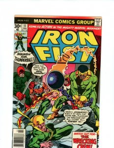 Iron Fist #11 -Gil Kane Cover. John Byrne & Chris Claremont Art (5.5/6.0) 1977