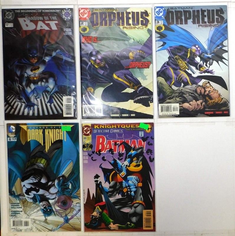 Batman Lot of 5 #Shadow 0, Orpheus 2, 3, Legends 6, Detective 668 DC Comics