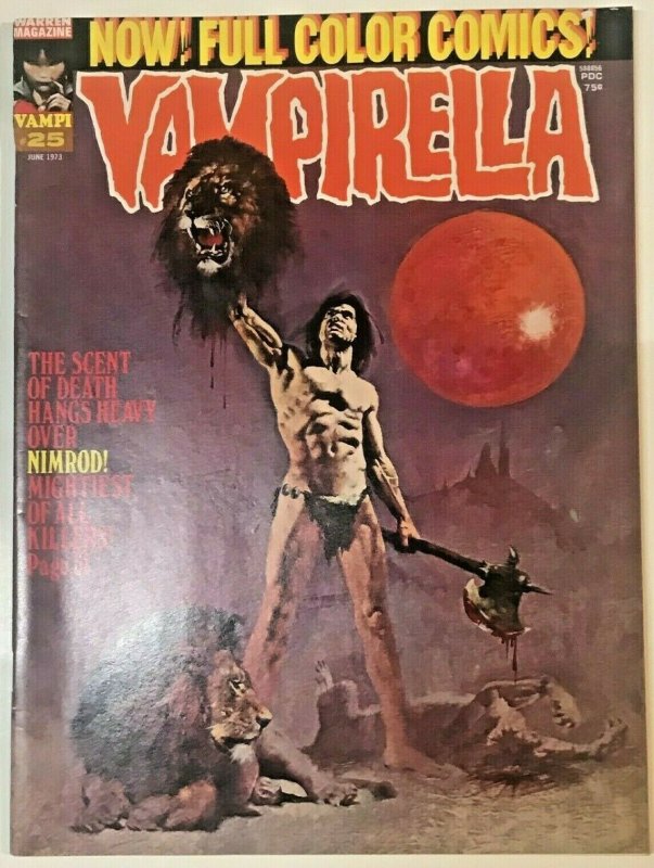 VAMPIRELLA#25 FN- 1973 WARREN BRONZE AGE MAGAZINE  