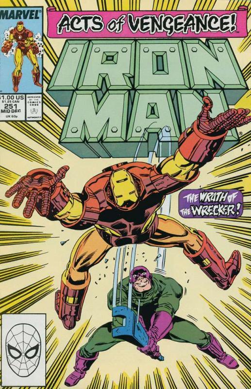 IRON MAN 251-332, 25-Different, The Invincible Iron Man 