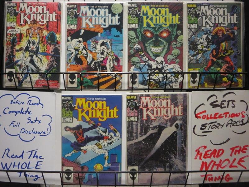 MOON KNIGHT (1985) 1-6  complete series Fists of Konshu