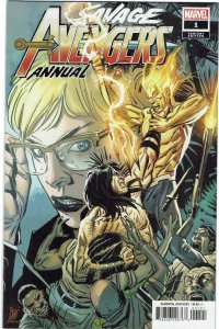 Savage Avengers Annual #1 Black Widow Garney Variant NM