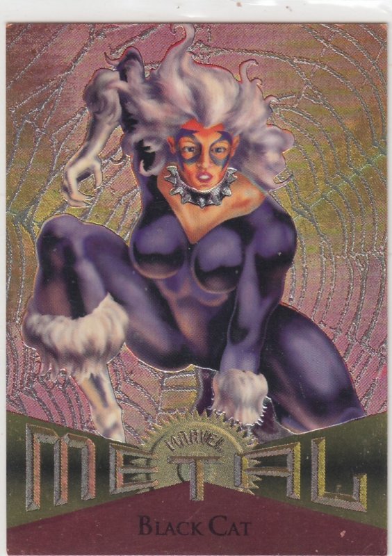 1995 Fleer Marvel Metal BLACK CAT #70  Card