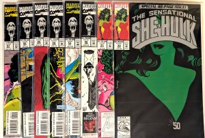 *Sensational She-Hulk (1989) 50-57, 8 hg books