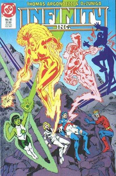 Infinity Inc. (1984 series) #41, Fine- (Stock photo)