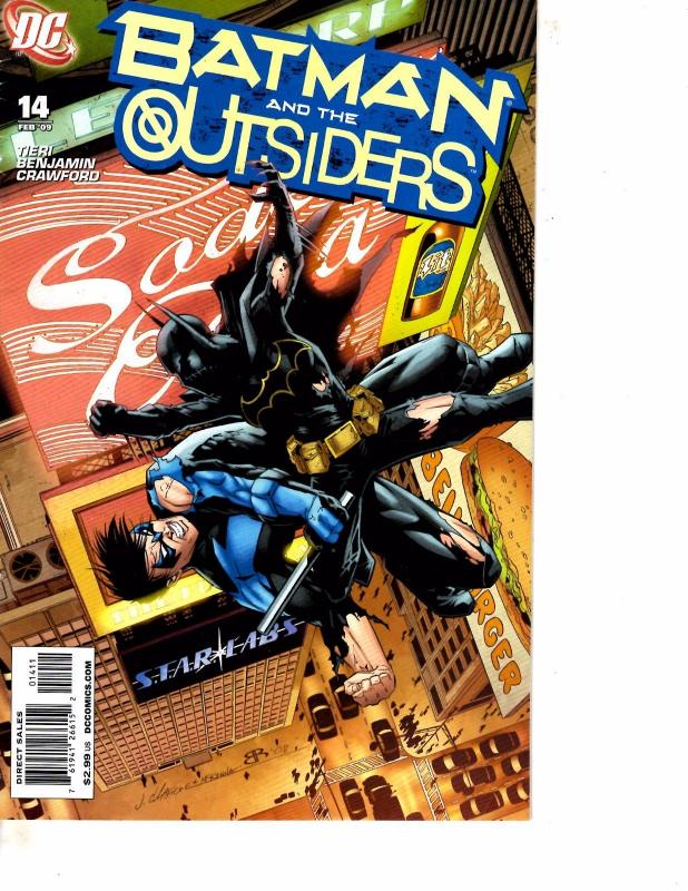 Lot Of 2 DC Comic Books Batman Outsiders #14 and Special #1  Superman MS20