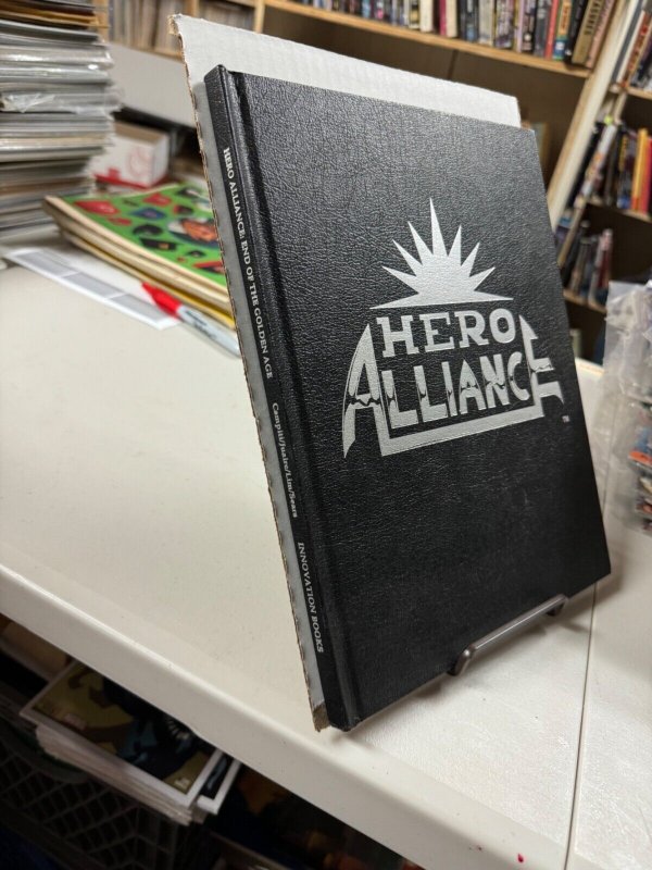 HERO ALLIANCE END GOLDEN AGE HC HARDCOVER SIGNED DAVID CAMPITI (1989 INNOVATION)