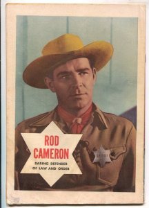 Rod Cameron Western #8 1951 Fawcett -B-western film star photo covers-G